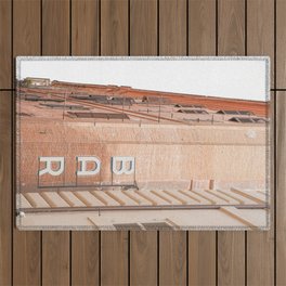 Bar Sign in Rome Photo Art Print | City Streets in Italy Travel Photography Outdoor Rug