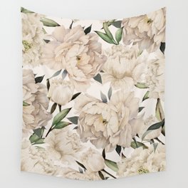 Peonies Pattern Wall Tapestry