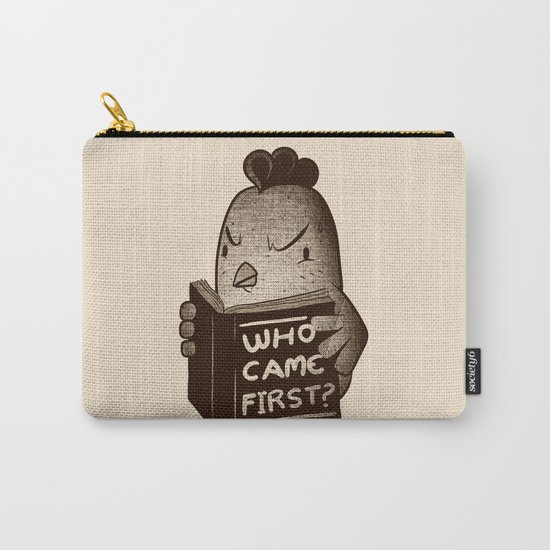 Chicken Who Came First Carry-All Pouch
