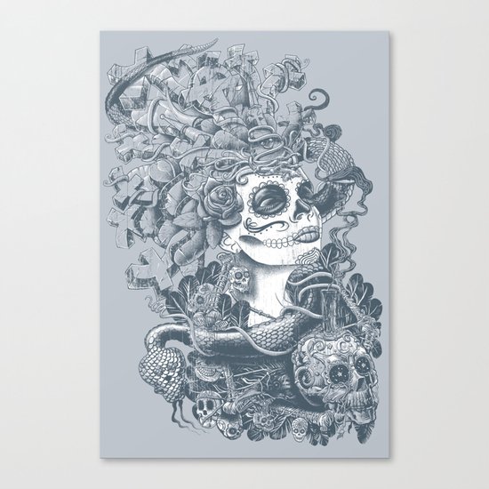 Do of the Dead Canvas Print