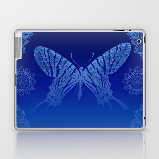Baby Baby Blue Butterfly Laptop & iPad Skin