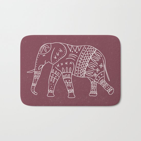Yoga Elephant 2 Bath Mat