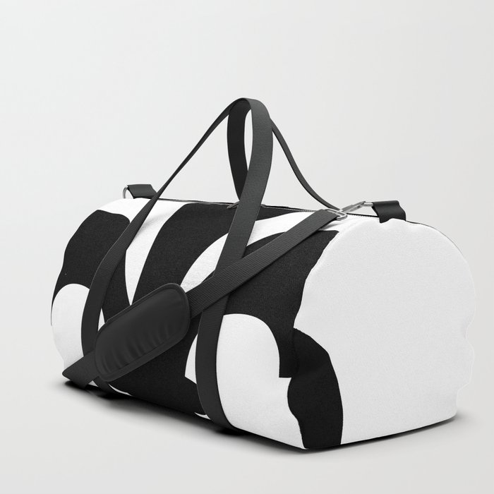 Fleur de Lis (Black & White) Duffle Bag