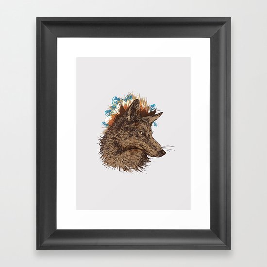 coyote Framed Art Print