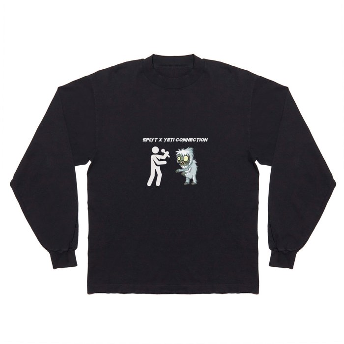 Splyt x Yeti Connection White Long Sleeve T Shirt