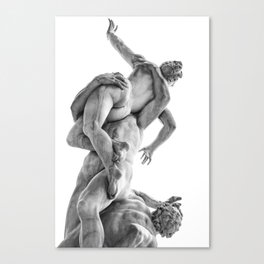 The robbery of the Sabineers of Giambologna Canvas Print