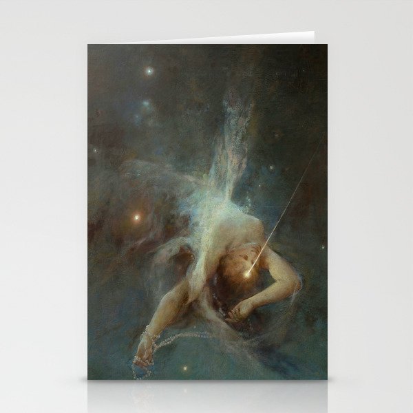 "Falling Star" by Witold Pruszkowski (1884) Stationery Cards