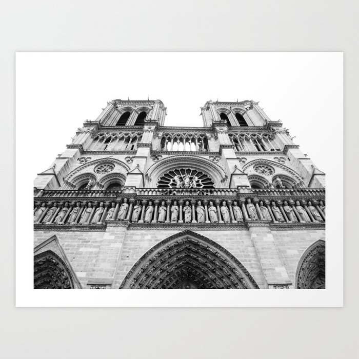Notre Dame Church Art Print