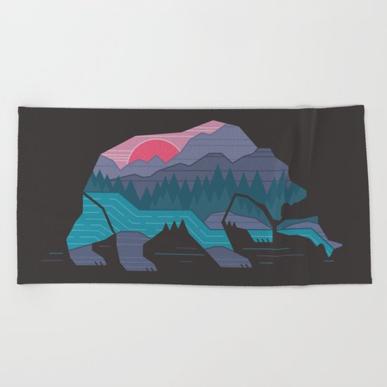 Bear Country Beach Towel
