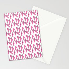 piggy pink swipers on www.white Stationery Cards