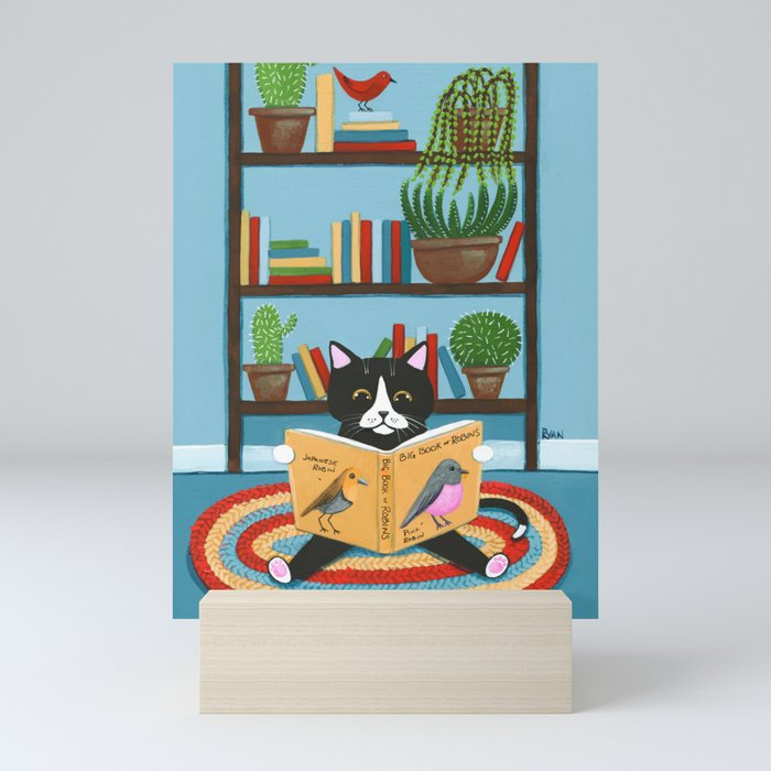 The Little Reader Mini Art Print