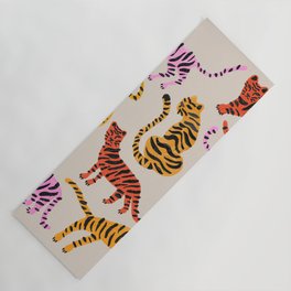 Tiger Collection – Pink & Yellow Palette Yoga Mat