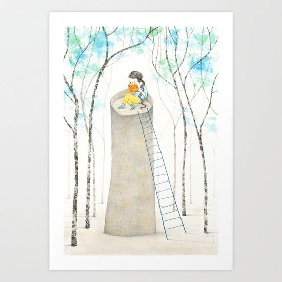A different Rapunzel Art Print