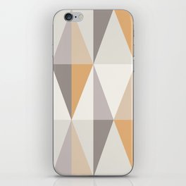 MidCentury Modern Triangles Orange iPhone Skin