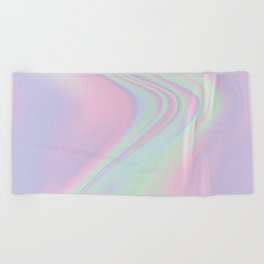 Iridescent Happy Place Beach Towel