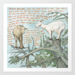 Goats 1 Art Print