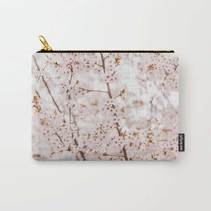 Honey bee blossom Carry-All Pouch