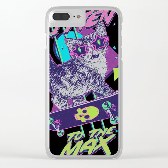 Kitten To The Max Clear iPhone Case