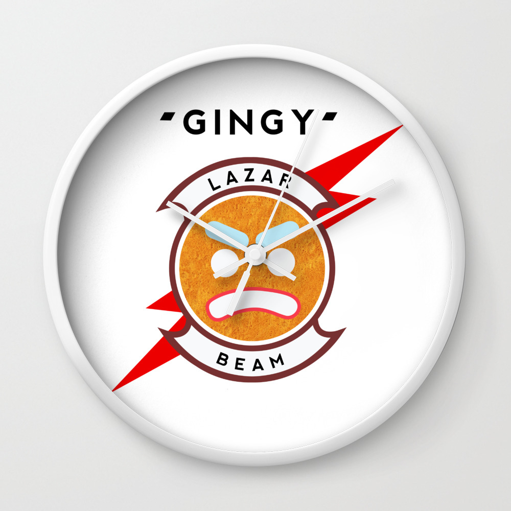 Gingy Lazarbeam Wall Clock By Pickledjo Society6