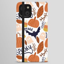 Halloween Pattern iPhone Wallet Case