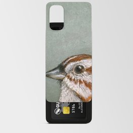 Song Sparrow Portrait Android Card Case
