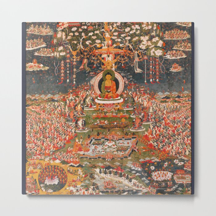 Amitabha Buddha of Eternal Life Metal Print