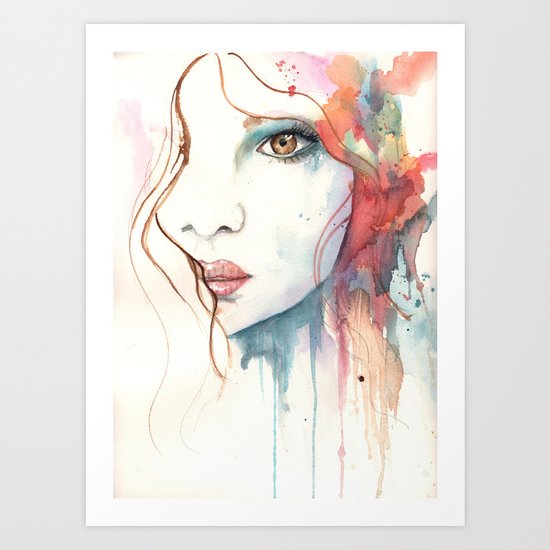 Girl ASD 01 Art Print