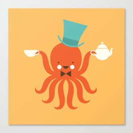 Animal Alphabet - Octopus Canvas Print