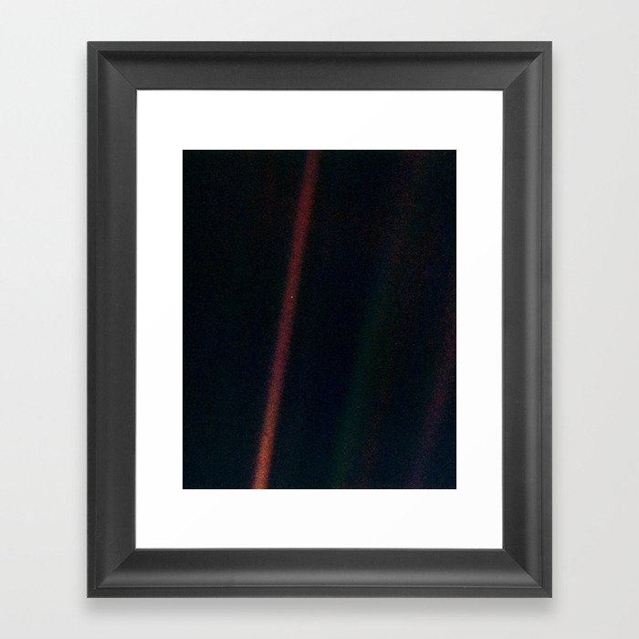 Pale Blue Dot Framed Art Print
