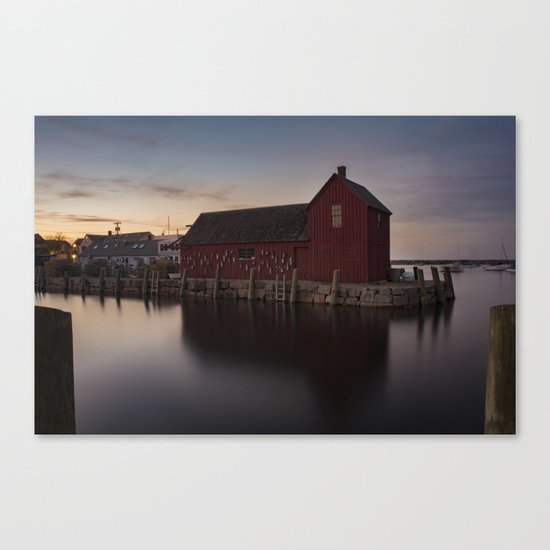 Motif #1 after sunset Canvas Print