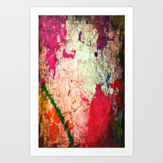 Soft Splatter - For iPhone and Samsung Art Print
