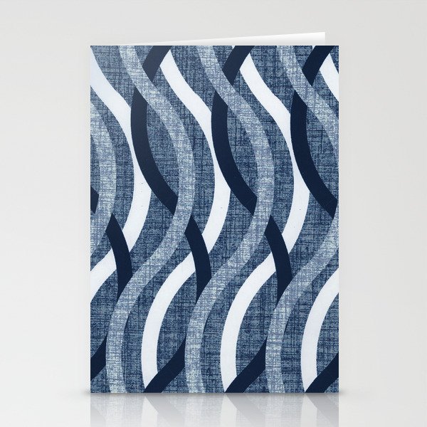 Waves - Blue Version Stationery Cards