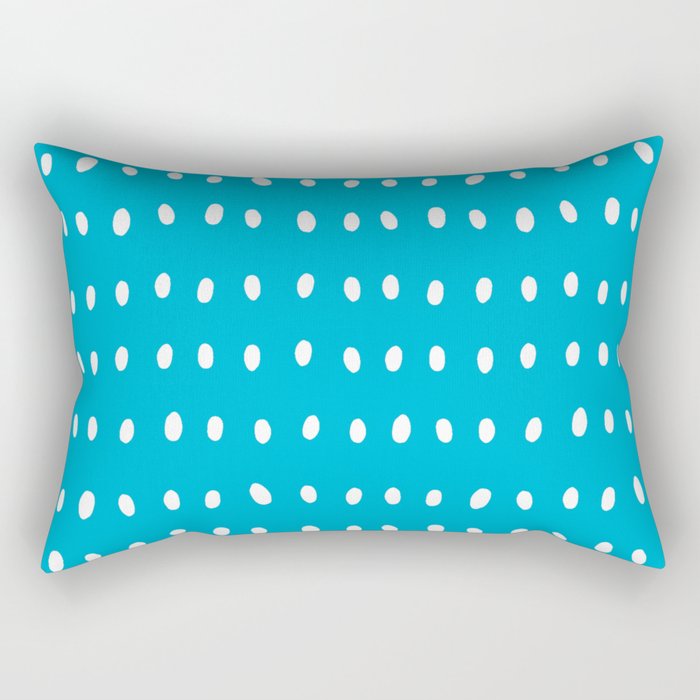 Dots and Spots Ocean Air Rectangular Pillow