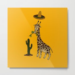 giraffe Metal Print