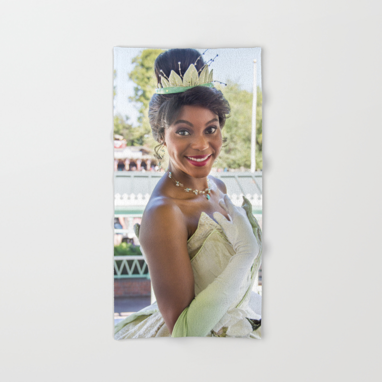 Princess Tiana Hand Bath Towel By Bosworthphotography Society6