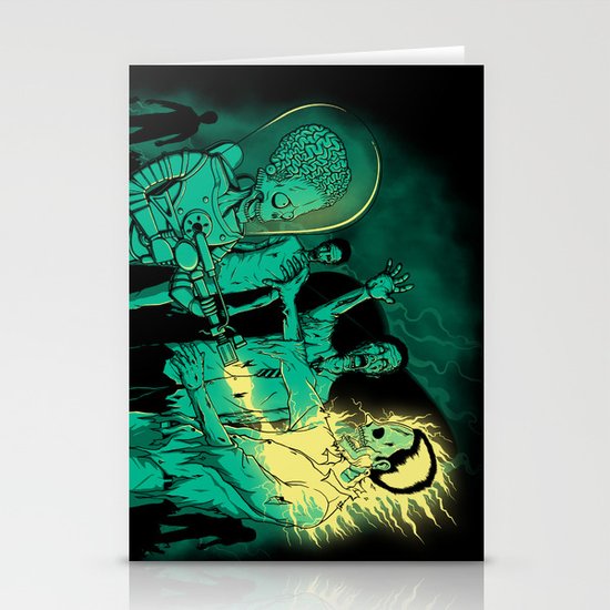 Zombies Attack Stationery Cards