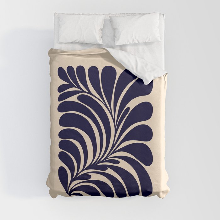 Abstract Marine Algae - Matisse inspired  Duvet Cover