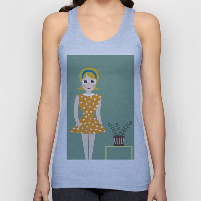 fashioned girl in the 60s Tank Top