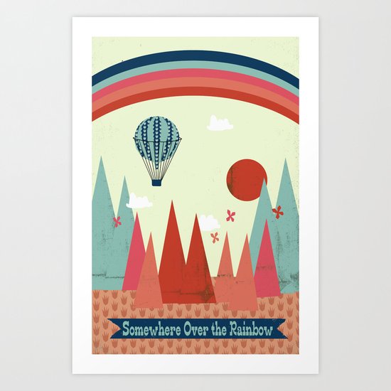 Somewhere Art Print