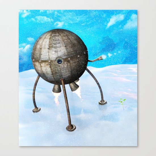 The Landing Canvas Print