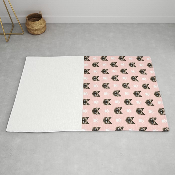 Siamese Cat Cute Cat Paw Print Pink Pastel Kids Fur Baby Pet