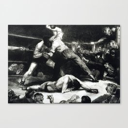 George Bellows The Knock Out  Canvas Print