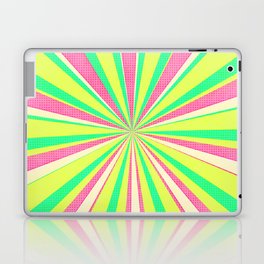 Cartoon green and pink Laptop Skin