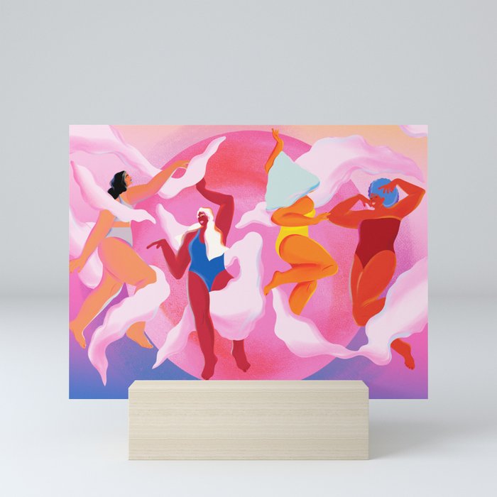 Sunset Dancers Mini Art Print