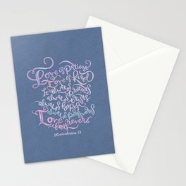 1 Corinthians 13 - Love is Patient, Love is Kind Stationery Card