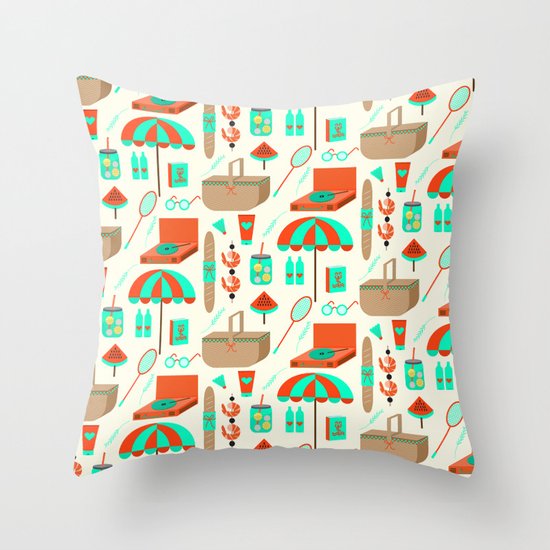 Picnic Throw Pillow