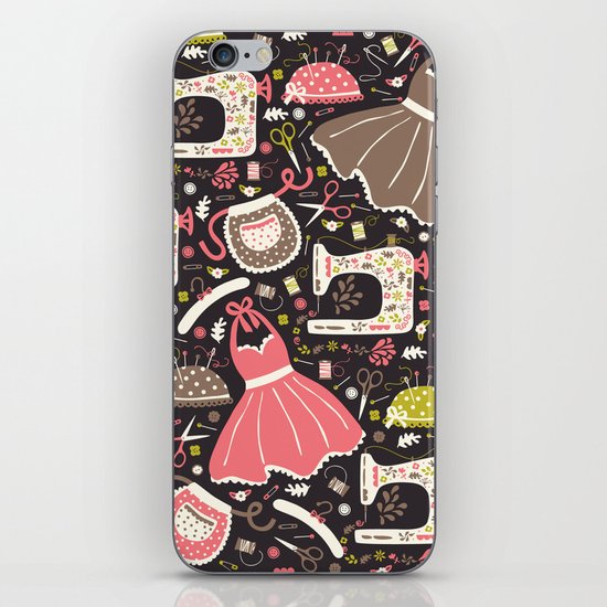 Vintage Sewing iPhone & iPod Skin
