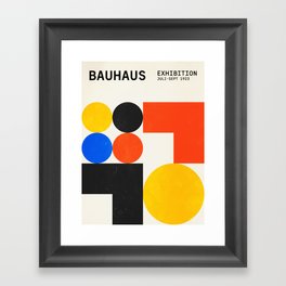 Balance 03: Bauhaus Mid-Century Edition Framed Art Print