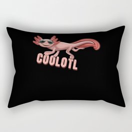 Cool Coolotl Cute Fish Cartoon Kawaii Axolotl Rectangular Pillow