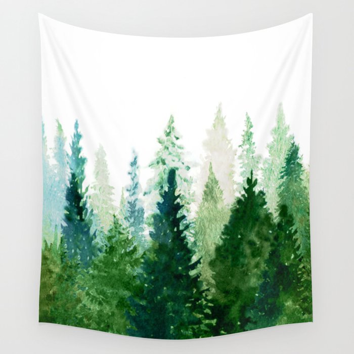 Pine Trees 2 Wall Tapestry